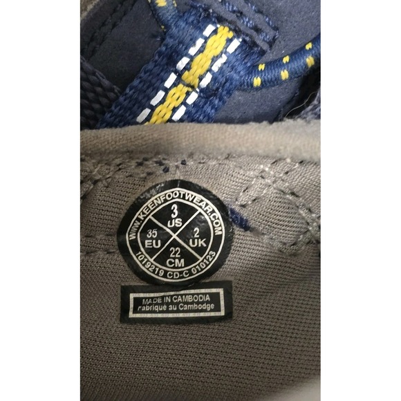 Keen Venus H2 Boys Blue Hiking Water Shoes Size 3 Closed Toe Summer Beach - Picture 6 of 6